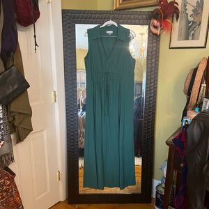 Calvin Klein teal maxi dress 16